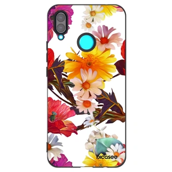 Picasee silikonski črni ovitek za Huawei Nova 3 - Meadow