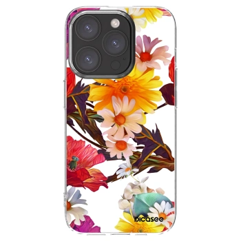 Picasee silikonski prozorni ovitek za Apple iPhone 15 Pro - Meadow