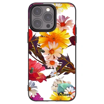Picasee silikonski črni ovitek za Apple iPhone 15 Pro Max - Meadow