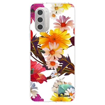 Picasee silikonski prozorni ovitek za Motorola Moto G51 - Meadow