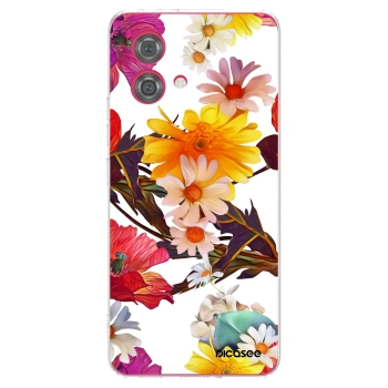 Picasee silikonski prozorni ovitek za Motorola Moto G84 5G - Meadow