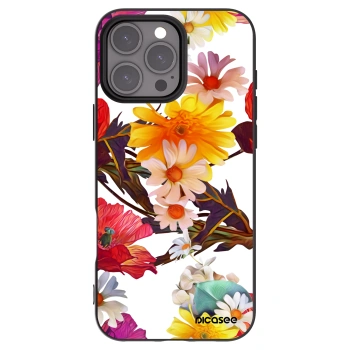 Picasee silikonski črni ovitek za Apple iPhone 16 Pro Max - Meadow