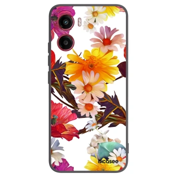 Picasee silikonski črni ovitek za Motorola Moto G05 - Meadow