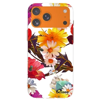Picasee silikonski prozorni ovitek za Apple iPhone 17 Pro Max - Meadow