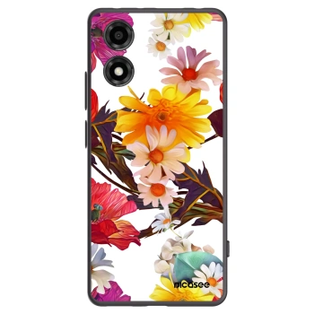 Picasee silikonski črni ovitek za Motorola Moto E14 - Meadow