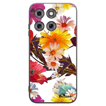 Picasee silikonski črni ovitek za Motorola Moto G77 - Meadow