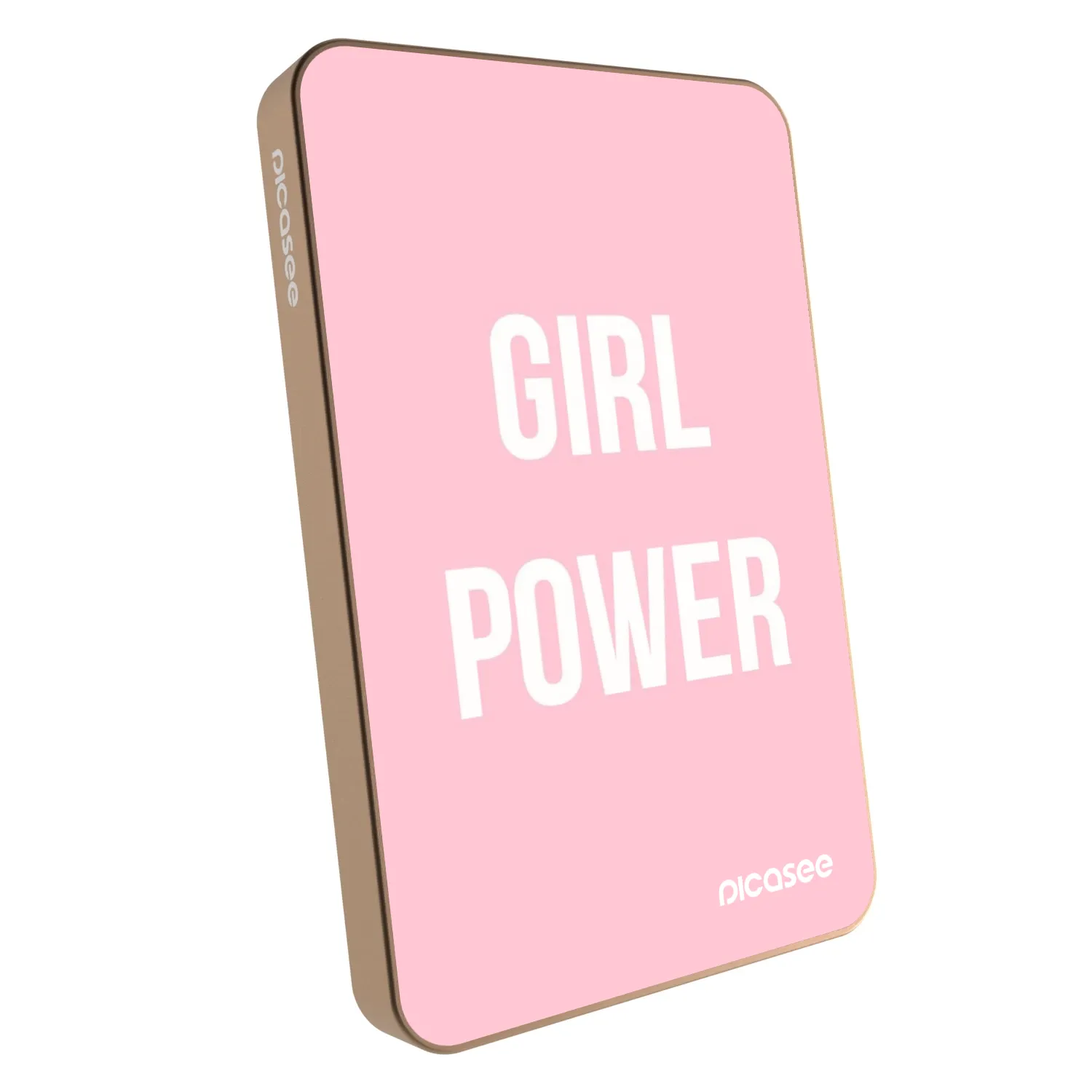 Picasee Prenosna baterija z MagSafe 5 000 mAh Zlati - Girl power