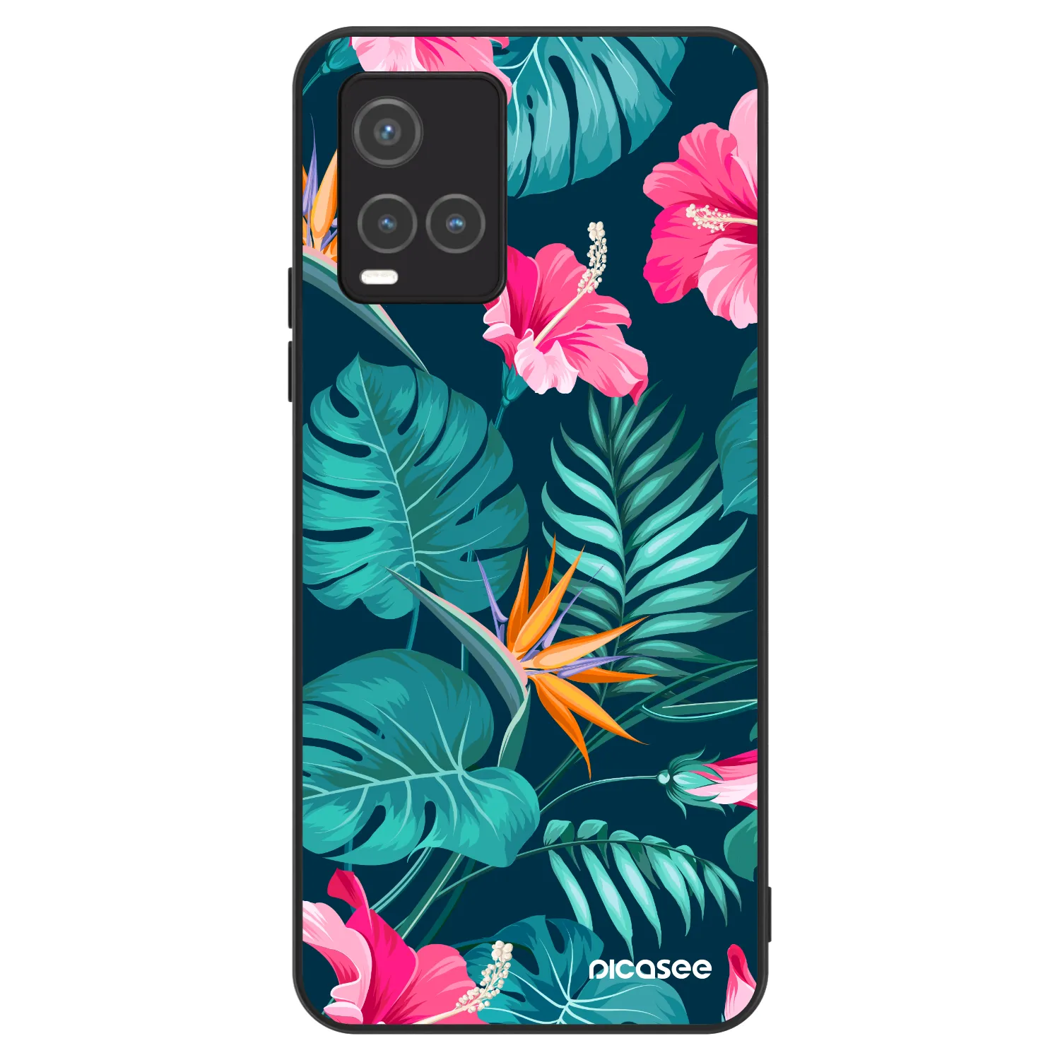 Picasee ULTIMATE CASE za Vivo Y33s - Pink Monstera