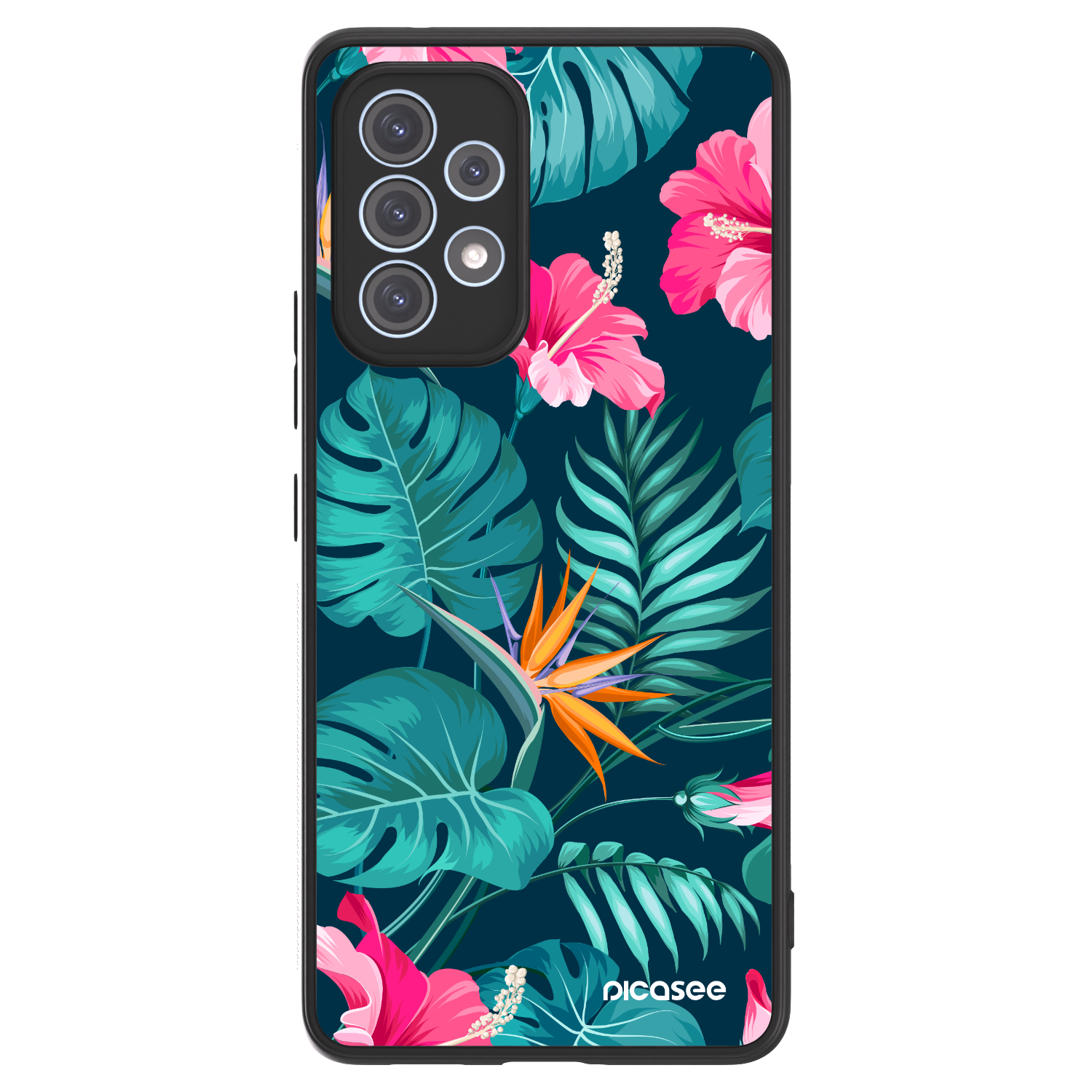 Picasee ULTIMATE CASE za Samsung Galaxy A53 5G A536 - Pink Monstera