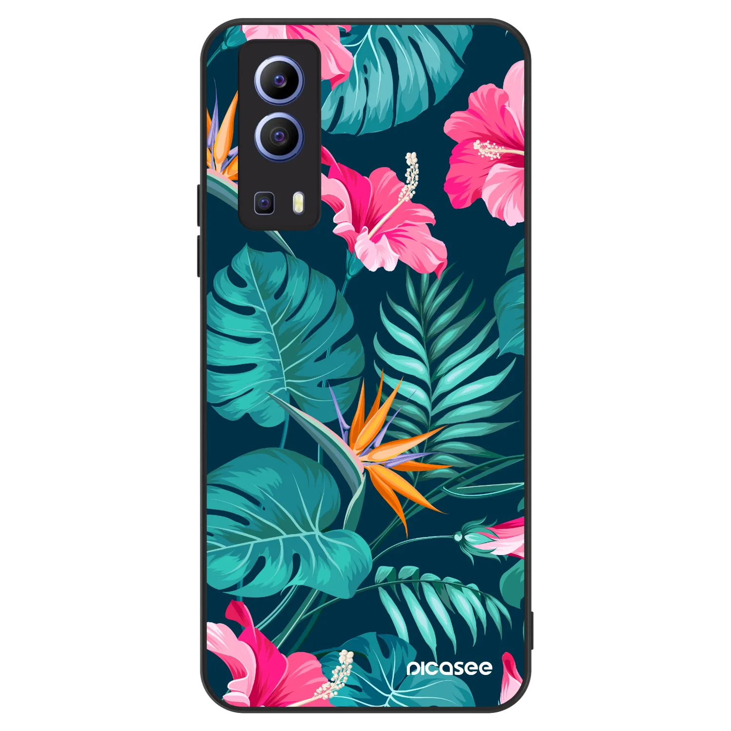 Picasee ULTIMATE CASE za Vivo Y52 5G - Pink Monstera