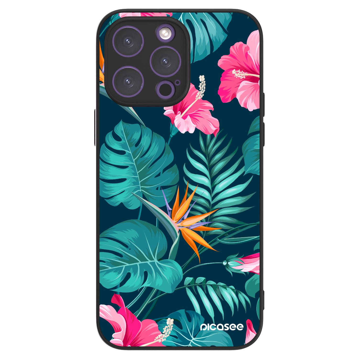 Picasee ULTIMATE CASE MagSafe za Apple iPhone 14 Pro Max - Pink Monstera