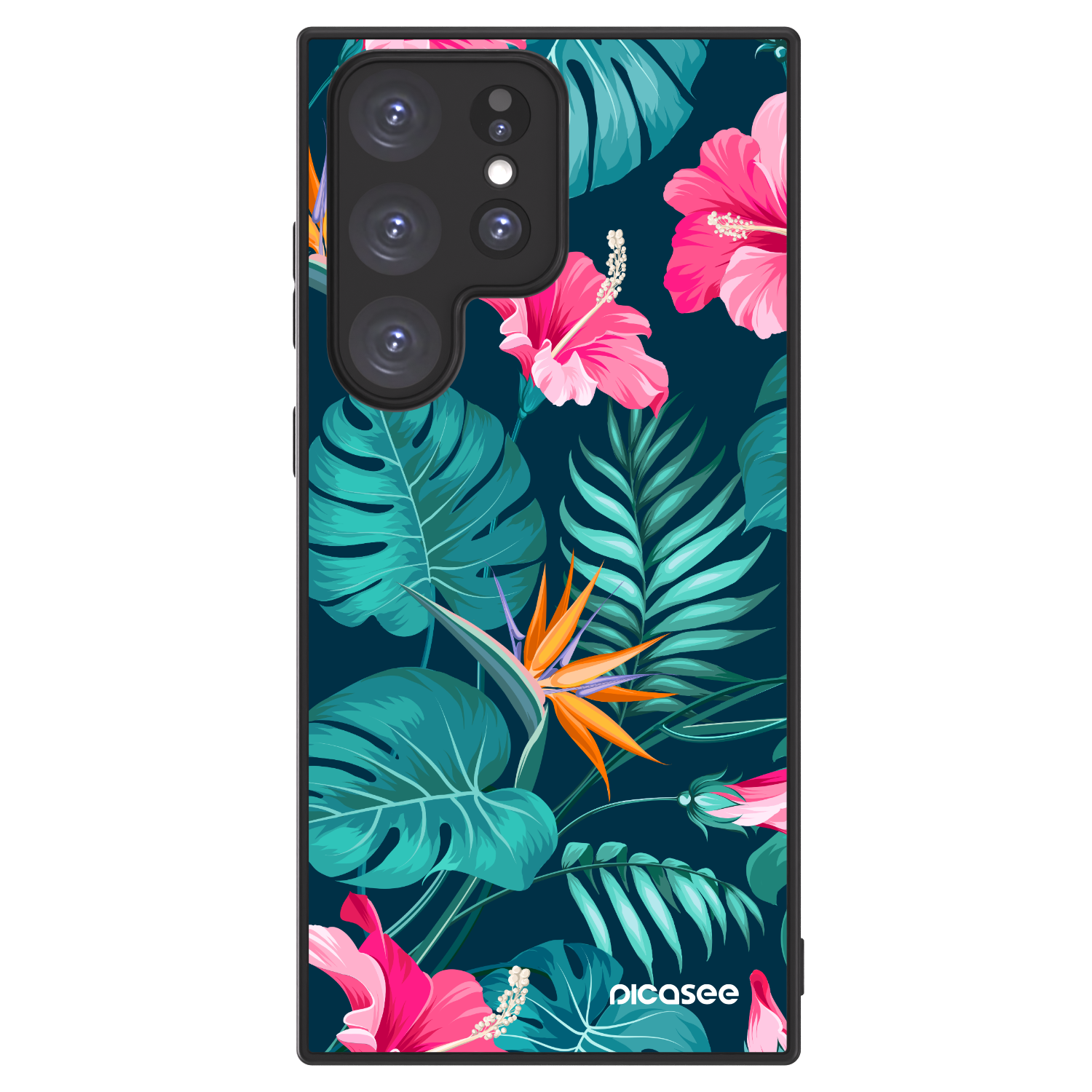 Picasee ULTIMATE CASE PowerShare za Samsung Galaxy S23 Ultra 5G - Pink Monstera