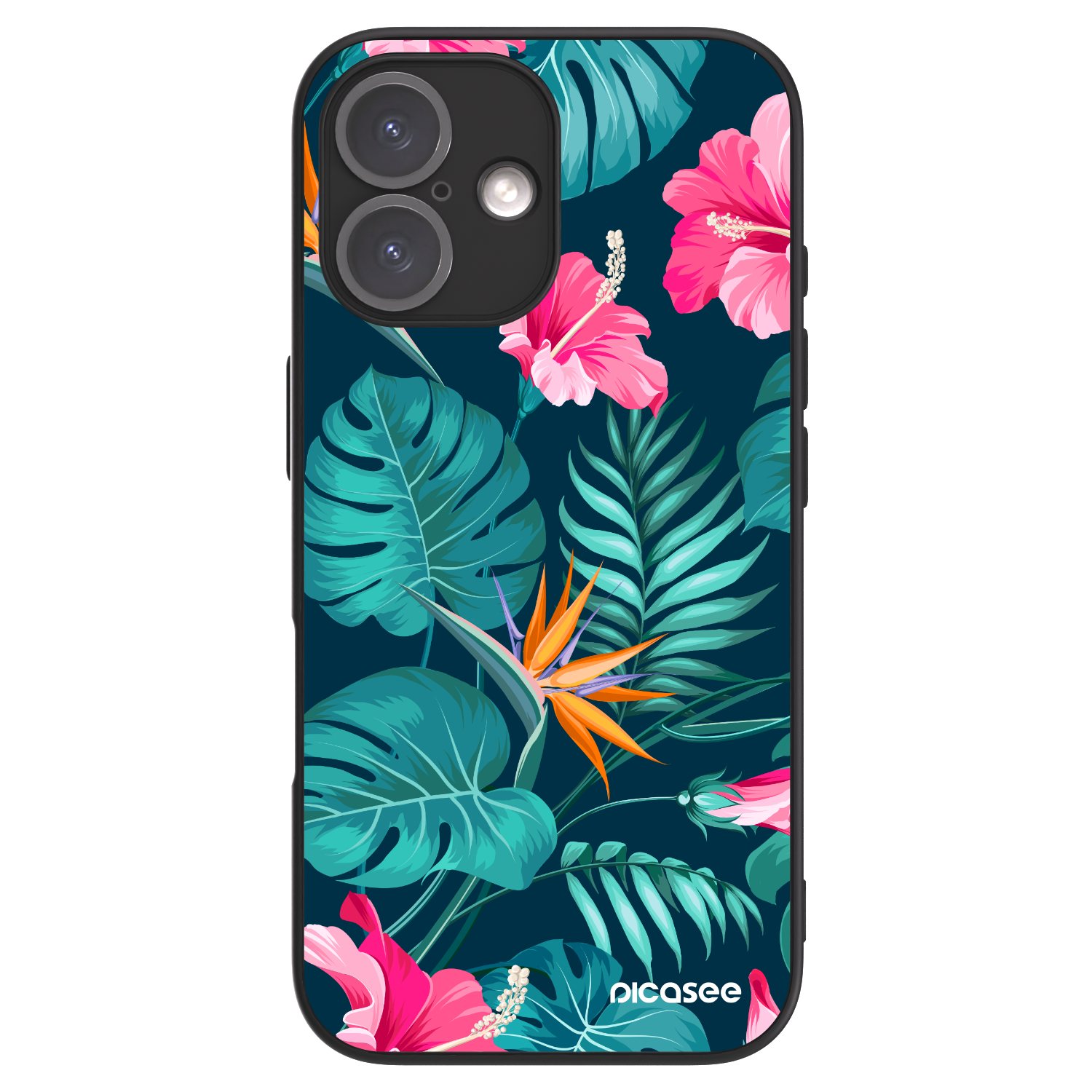 Picasee ULTIMATE CASE za Apple iPhone 16 - Pink Monstera