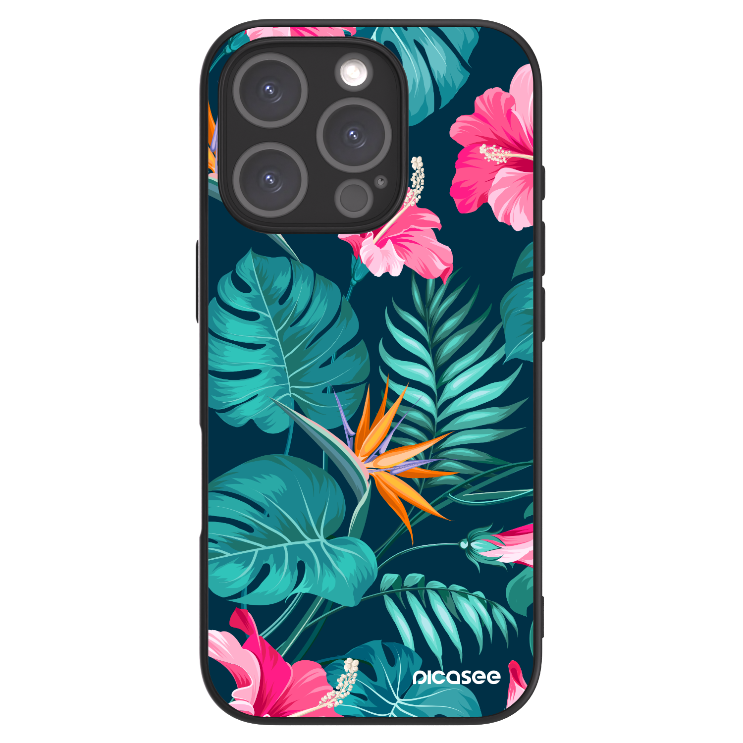 Picasee ULTIMATE CASE za Apple iPhone 16 Pro - Pink Monstera