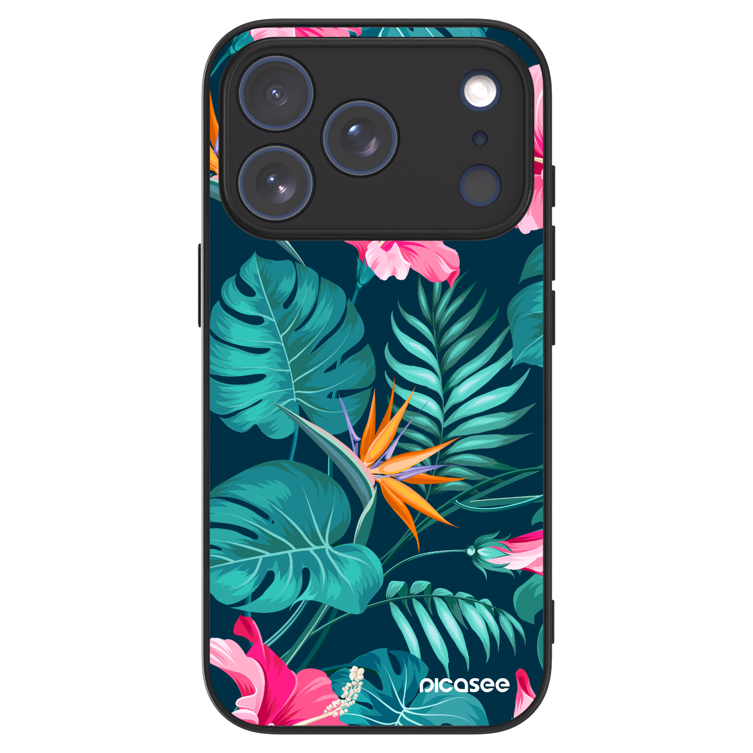 Picasee ULTIMATE CASE MagSafe za Apple iPhone 17 Pro - Pink Monstera