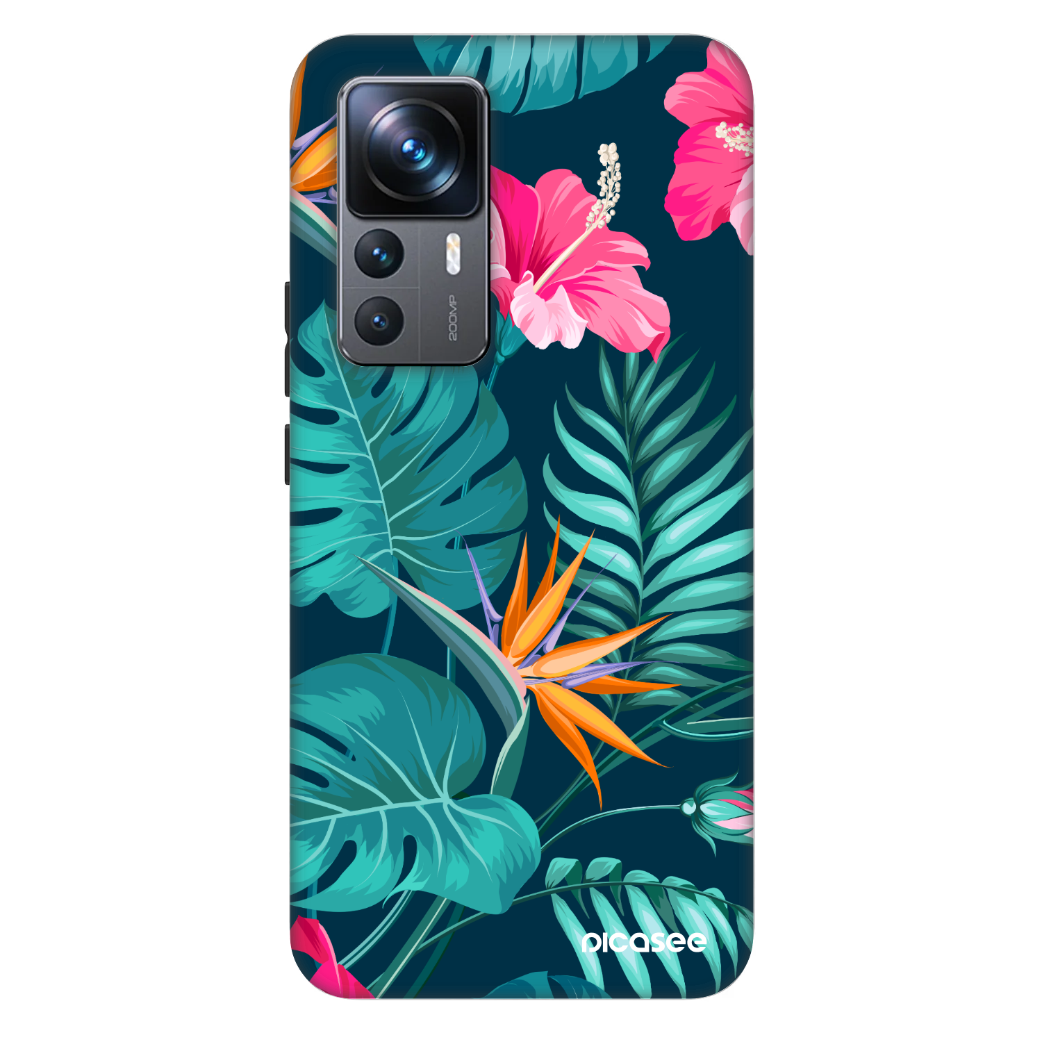 Picasee Fashion Case za Xiaomi 12T - Pink Monstera