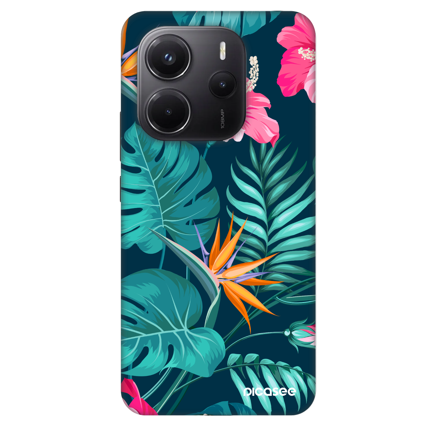 Picasee Fashion Case za Xiaomi Redmi Note 14 4G - Pink Monstera