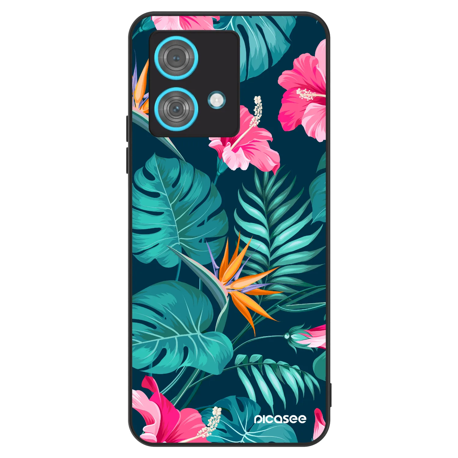 Picasee ULTIMATE CASE za Motorola Edge 40 Neo - Pink Monstera