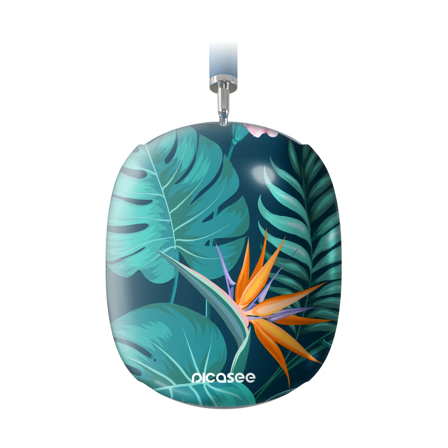 Picasee Obal pro Apple AirPods Max - Pink Monstera
