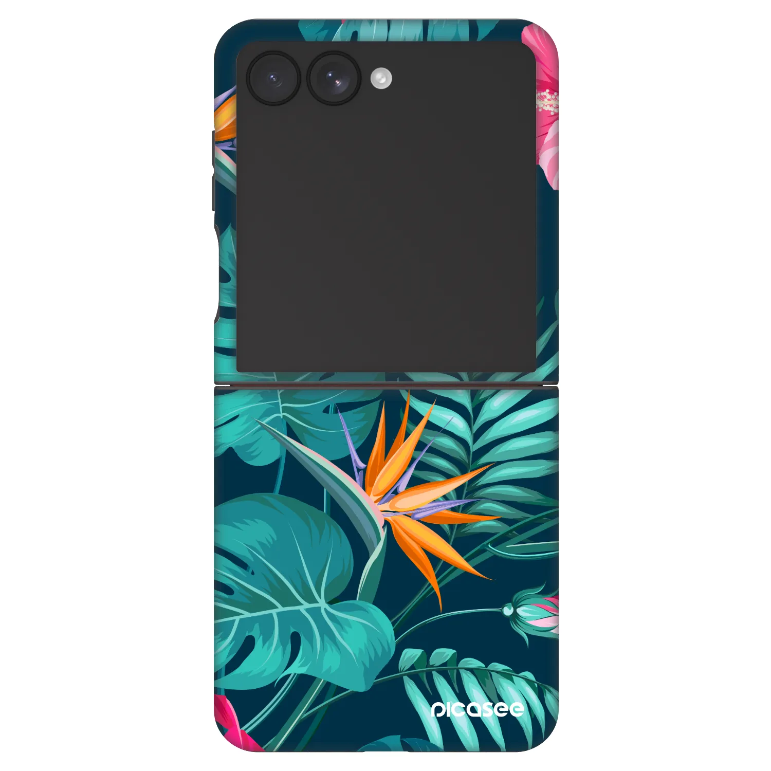 Picasee Fashion Case za Samsung Galaxy Z Flip7 5G - Pink Monstera