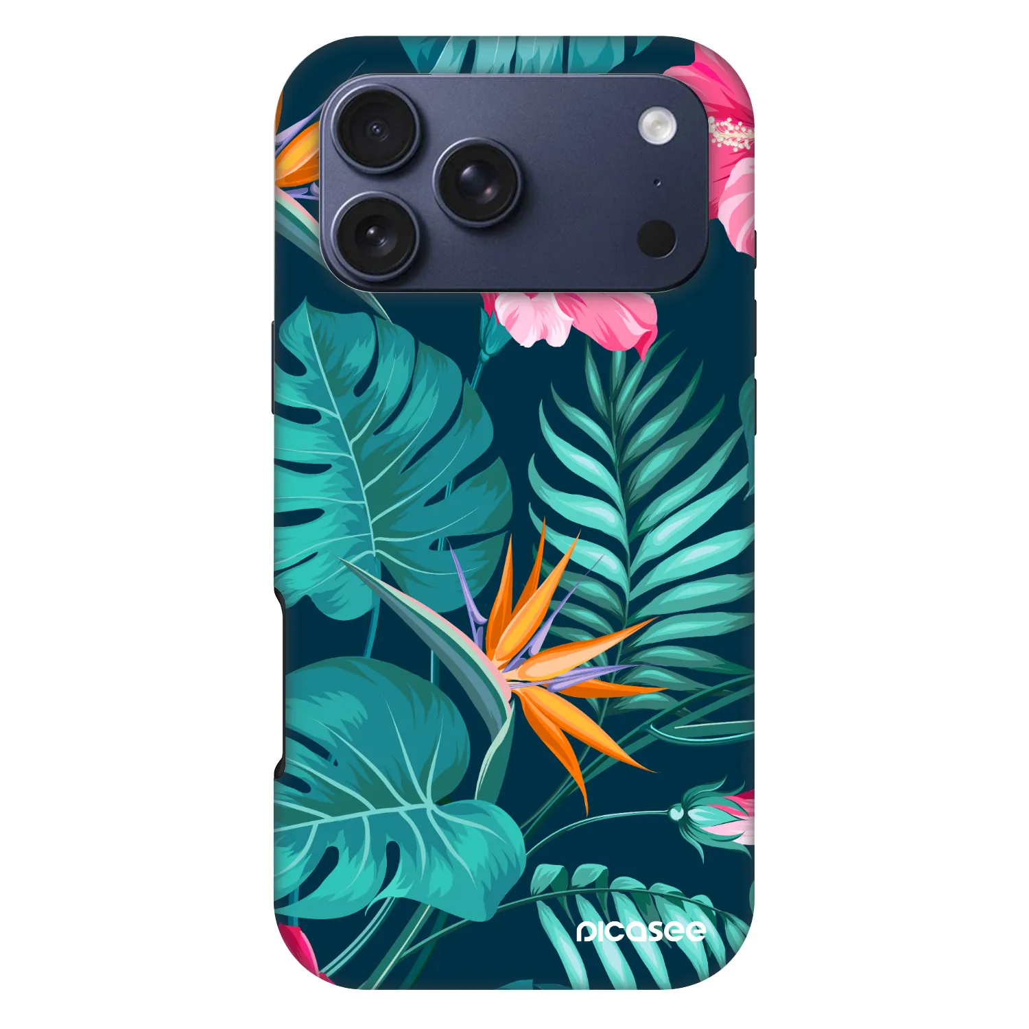 Picasee Fashion Case MagSafe za Apple iPhone 18 Pro Max - Pink Monstera