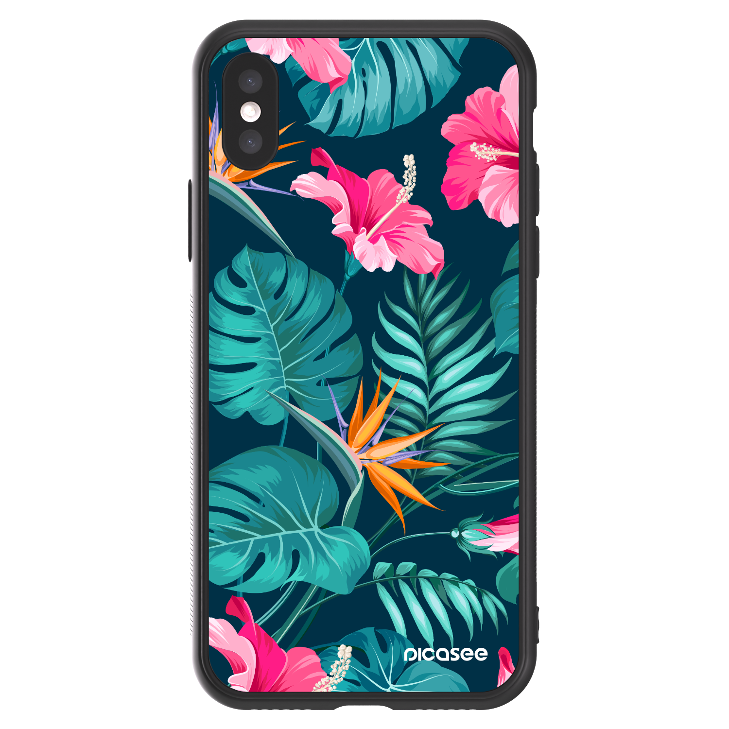 Picasee ULTIMATE CASE za Apple iPhone X/XS - Pink Monstera