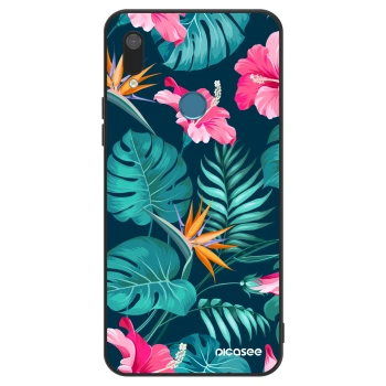 Ovitek za Huawei Y7 2019 - Pink Monstera