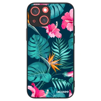 Picasee ULTIMATE CASE za Apple iPhone 13 mini - Pink Monstera