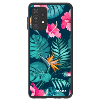 Picasee ULTIMATE CASE za Samsung Galaxy A32 5G A326B - Pink Monstera