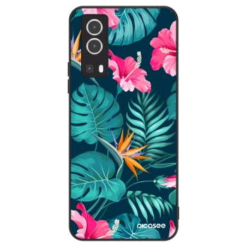 Ovitek za Vivo Y72 5G - Pink Monstera