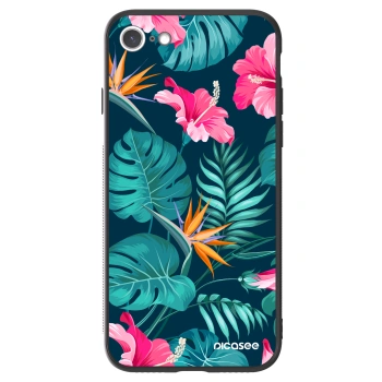 Picasee ULTIMATE CASE za Apple iPhone SE 2022 - Pink Monstera