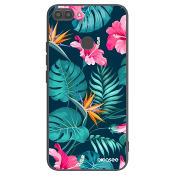Ovitek za Huawei P Smart - Pink Monstera