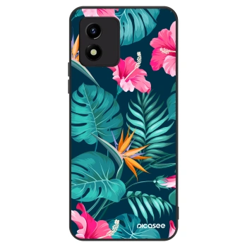 Ovitek za Vivo Y01 - Pink Monstera