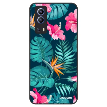 Ovitek za Vivo Y52 5G - Pink Monstera