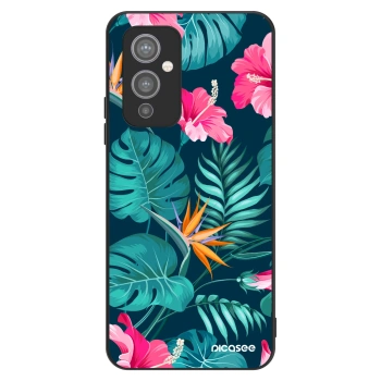 Ovitek za OnePlus 9 - Pink Monstera