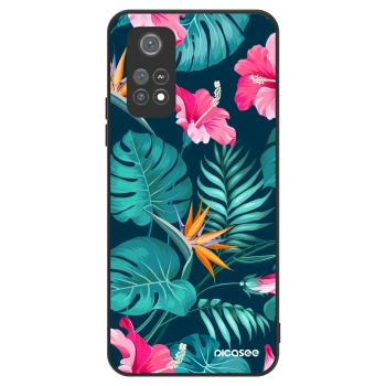 Ovitek za Xiaomi Poco M4 Pro - Pink Monstera