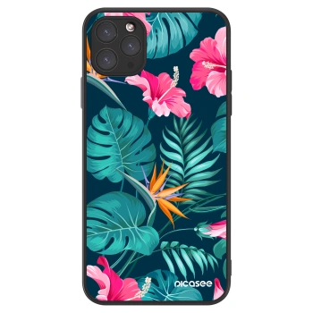 Picasee ULTIMATE CASE MagSafe za Apple iPhone 11 Pro Max - Pink Monstera