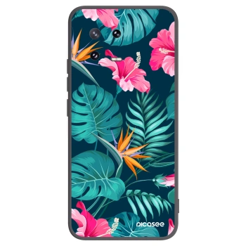Picasee silikonski črni ovitek za Xiaomi 13 Pro - Pink Monstera