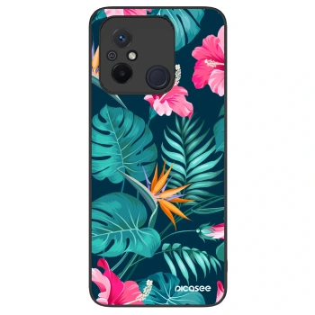 Ovitek za Xiaomi Redmi 12C - Pink Monstera