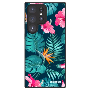 Picasee ULTIMATE CASE PowerShare za Samsung Galaxy S23 Ultra 5G - Pink Monstera