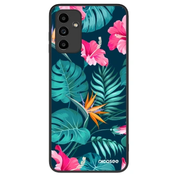 Ovitek za Samsung Galaxy A04s A047F - Pink Monstera