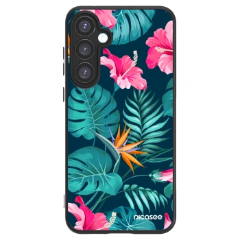 Picasee ULTIMATE CASE za Samsung Galaxy A55 5G A556B - Pink Monstera