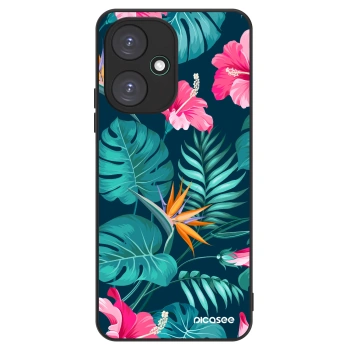 Ovitek za Xiaomi Redmi 13C 5G - Pink Monstera