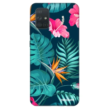 Ovitek za Samsung Galaxy A71 A715F - Pink Monstera