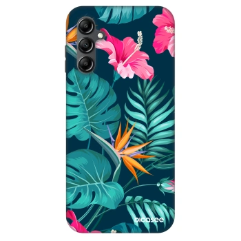 Ovitek za Samsung Galaxy A14 4G A145R - Pink Monstera