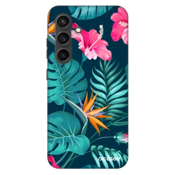Ovitek za Samsung Galaxy S24 S921B 5G - Pink Monstera