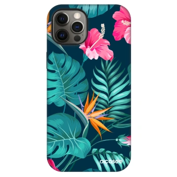 Ovitek za Apple iPhone 12 Pro - Pink Monstera