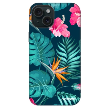 Ovitek za Apple iPhone 14 - Pink Monstera