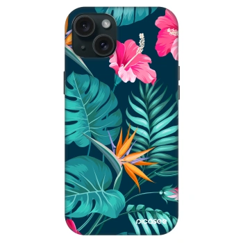 Ovitek za Apple iPhone 15 Plus - Pink Monstera