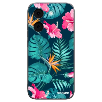 Picasee silikonski črni ovitek za Xiaomi Poco X8 Pro - Pink Monstera
